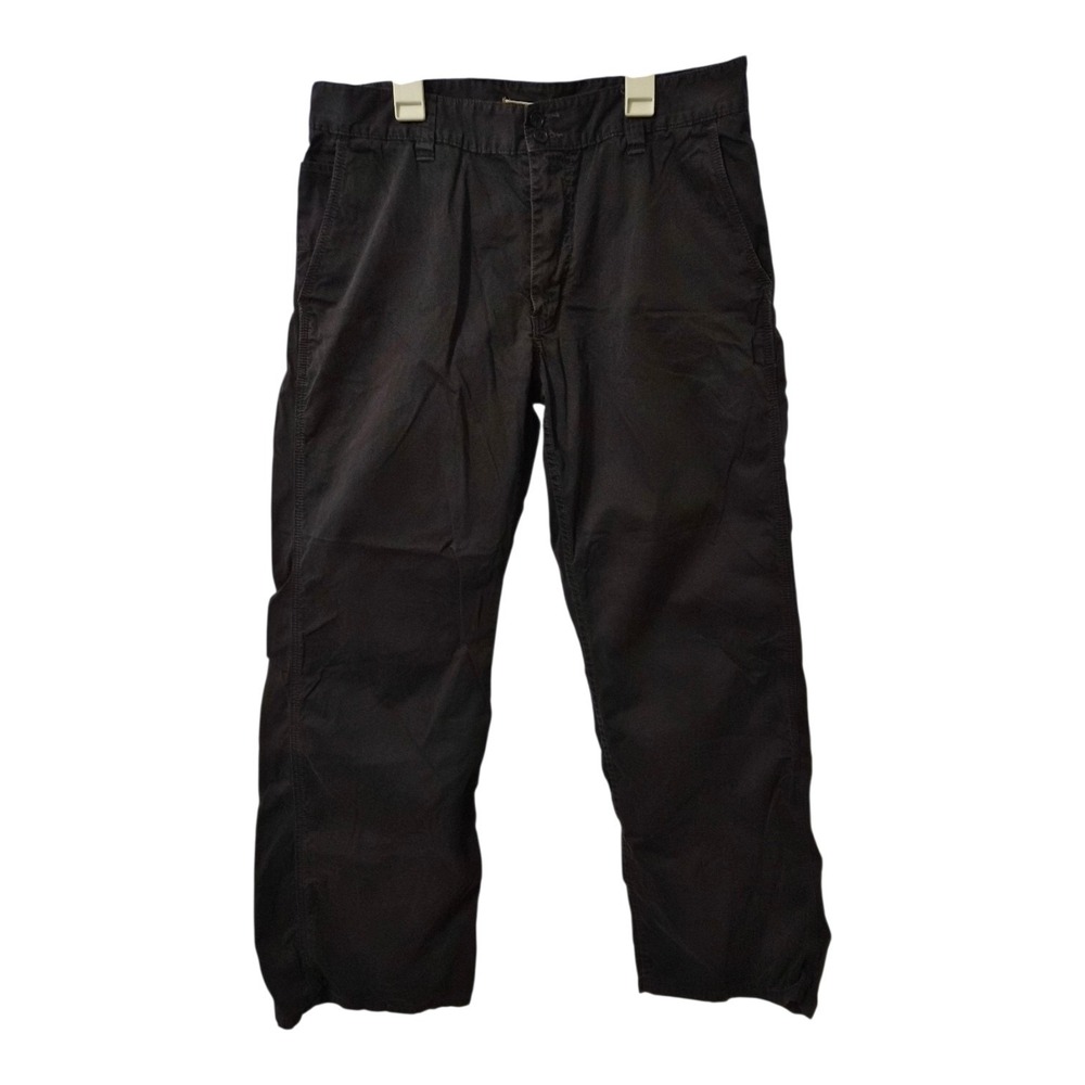 John Varvatos Black Cotton Pants Mens‎ Size 34 Casual Utility
